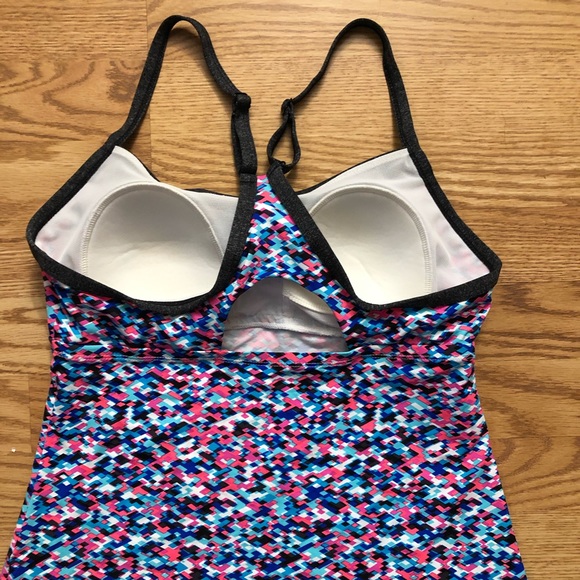 Pink & Blue full length swim top! - Picture 2 of 3